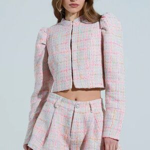 ✨AKIRA Pastel Tweed Blazer✨